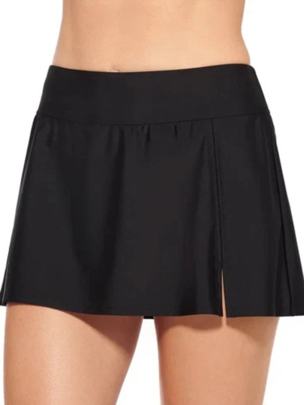 Christina Womens High Waist Skirted Swim Bottom Black Tummy Control S-XXL NWT